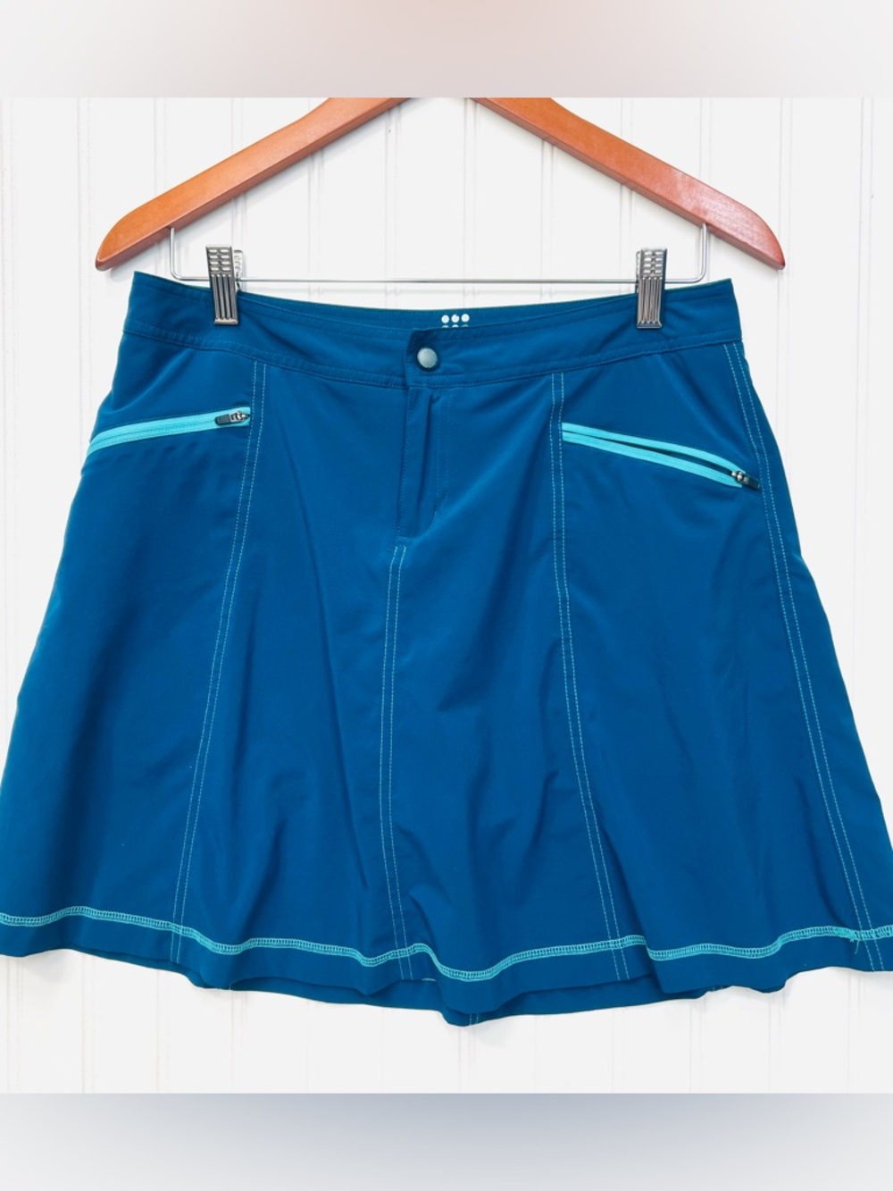 Title Nine Swingtastic Blue Golf Skort Shorts Skirt Pickleball 4 Small